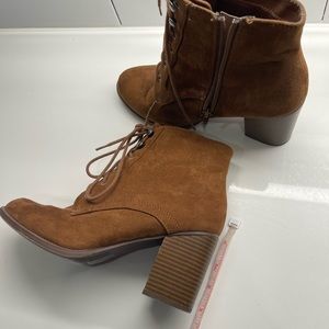 Brown booties